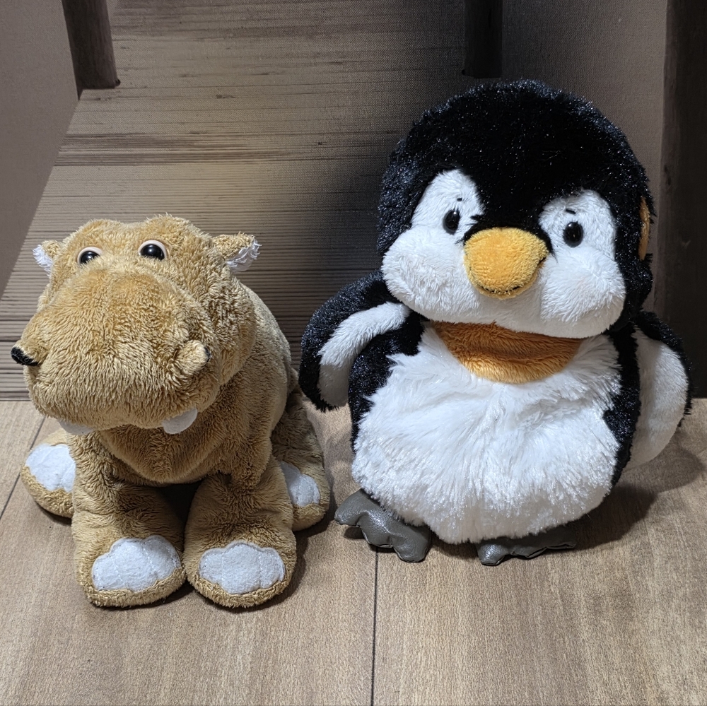 Webkinz Ganz Mud Hippo And Penguin
